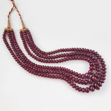 RUBY RONDELLE BEADS