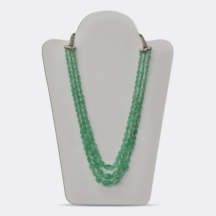 RUSSIAN EMERALD OVAL BEADS