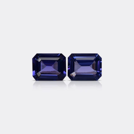 NATURAL TANZANITE PAIR