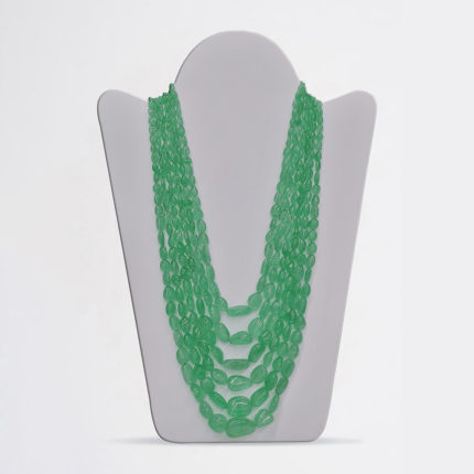 RUSSIAN EMERALD TUMBLE BEADS