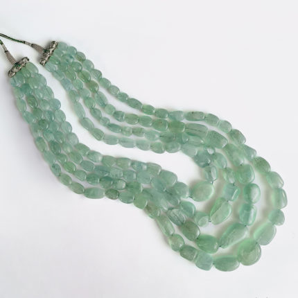 RUSSIAN EMERALD TUMBLE BEADS