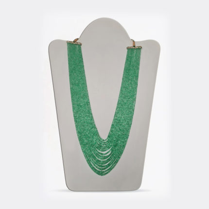 EMERALD FACETED BEADS