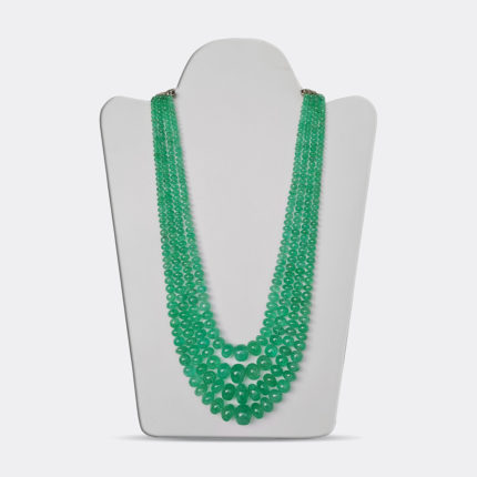 RUSSIAN EMERALD RONDELLE BEADS