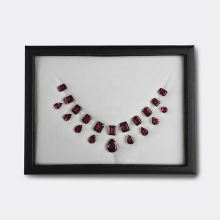 RUBELLITE OCTAGON/PEAR LAYOUT