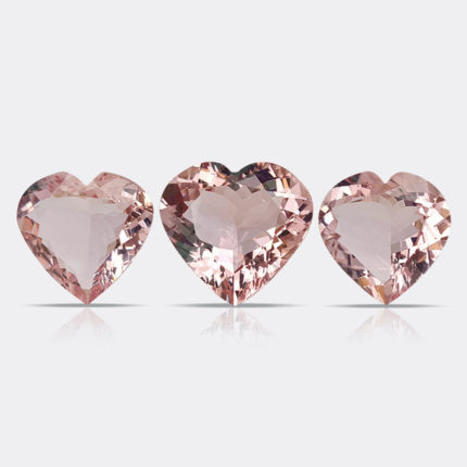 MORGANITE HEART 3 PC SET