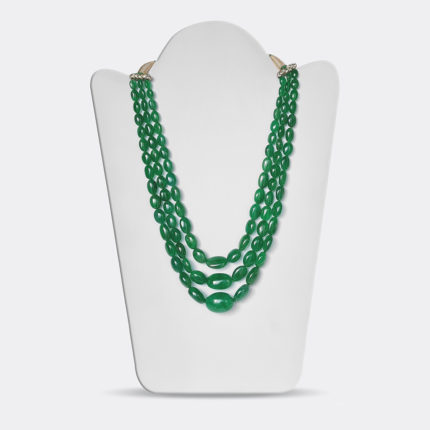 EMERALD OVAL BEADS