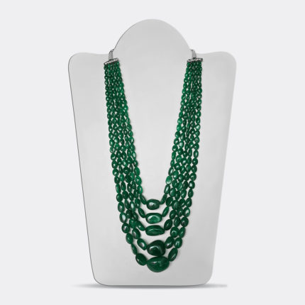 EMERALD OVAL BEADS
