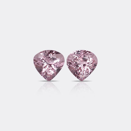 MORGANITE HEART PAIR