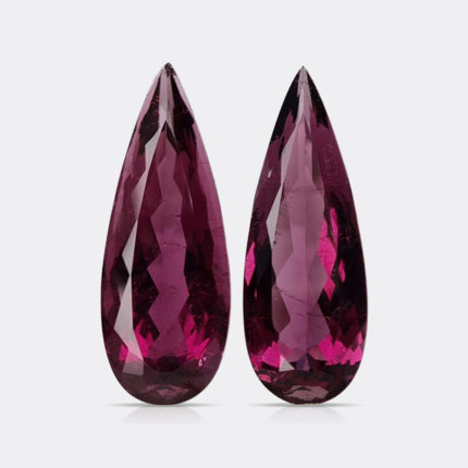NATURAL RUBELLITE PAIR