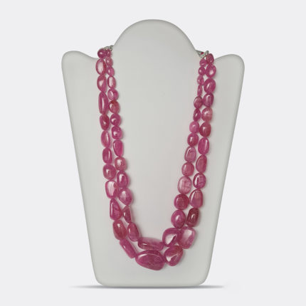 RUBELLITE BEADS