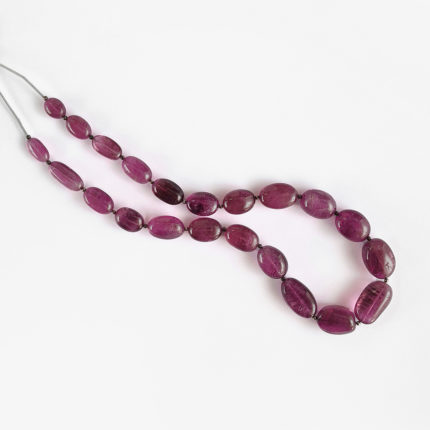 RUBELLITE BEADS