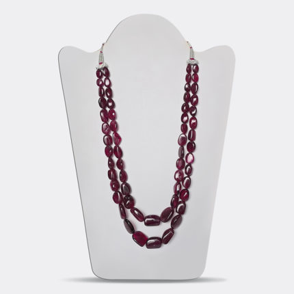 RUBELLITE BEADS