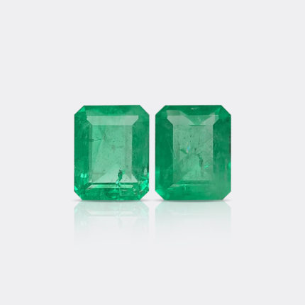 COLOMBIAN EMERALD PAIR