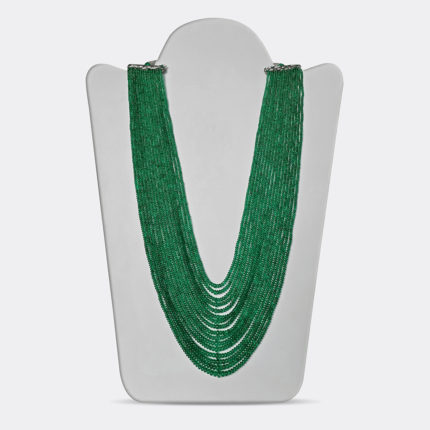 EMERALD RONDELLE BEADS