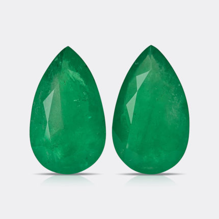 COLOMBIAN EMERALD PAIR