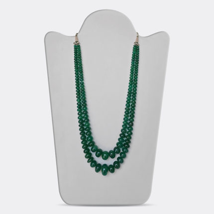 EMERALD RONDELLE BEADS