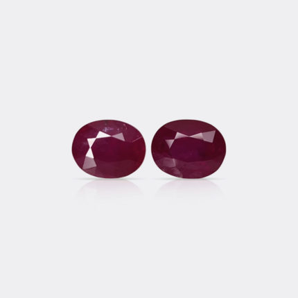 BURMESE HEATED RUBY PAIR
