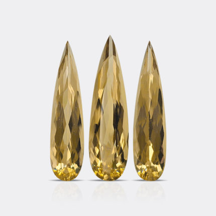 NATURAL YELLOW BERYL 3 PC SET