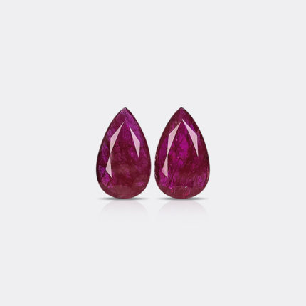 MOZAMBICAN UNHEATED RUBY PAIR